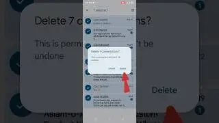 How to delete spam and blocked messages on android