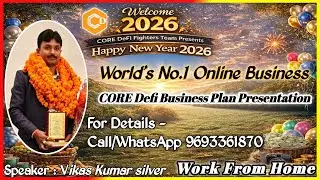 World No.1 Business CORE Defi | core defi business plan |