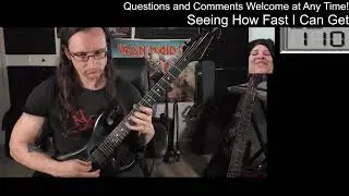 Day 60 - Speed/Shred Guitar Metal Practice + More