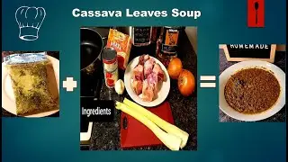 Cassava Leaves Recipe|Recette de Feuilles de Manioc|Isombe|Pondu