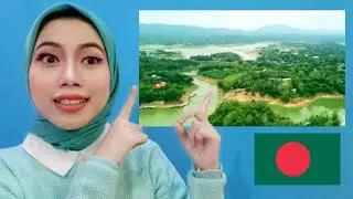 Indonesian Reacts to Aerial Of Beautiful Rangamati | Chittagong Bangladesh