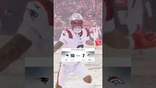 The Broncos CHOKED AWAY the AFC Championship vs Patriots..