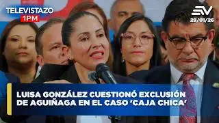 González cuestionó exclusión de Aguiñaga en caso 'Caja Chica'|Televistazo 1PM🔴NOTICIAS 29 enero 2026