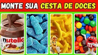 Escolha Seus DOCES FAVORITOS e MONTE Sua CESTA 🧁🍫🍭 | JOGO DAS ESCOLHAS 🦥 #zenquiz #12