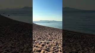 Waking up at the beach! #camping #beachcamp #beachcamping #decathlon #quechua #arpenaz