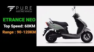 PURE EV ETRANCE NEO ELECTRIC SCOOTER REVIEW. #PUREEV, #ETRANCENEO