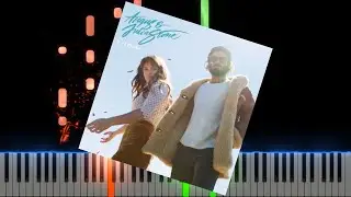 Angus & Julia Stone - Chateau Piano Cover Midi tutorial Sheet app  Karaoke