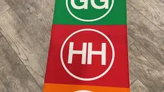Rollsign unrolled: NYC Subway BMT/IND 1960s End Route Rollsign (Destination Window Sign)