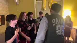 Touchmoney Cease Suprises Fan At 16th Birthday Party An Signs Autograph