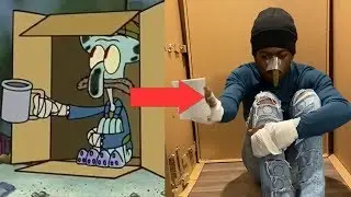 homeless squidward