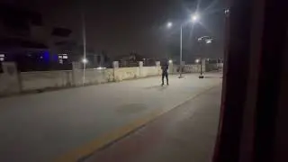 Gandhi nager jaipur se Mathura Barmer super fast express ravana hoti hui