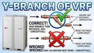Y Branch of Air conditioner piping