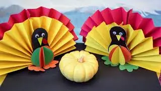 How to make a Paper Turkey | Easy Thanksgiving turkey craft ideas for kids