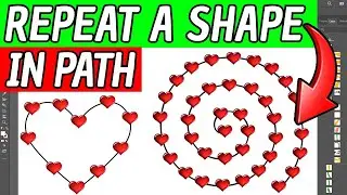 How To Repeat A Shape Along Any Path In Adobe Illustrator 2026