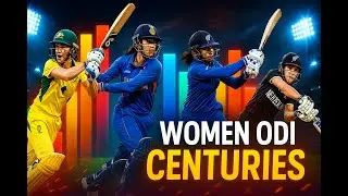 Most Centuries in ODI Women Cricket &ndash; Epic Bar Chart Race