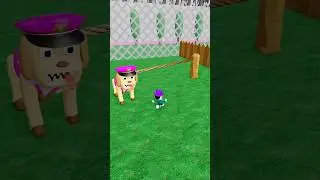 Thanos vs Dog obby Challenge #roblox #shorts