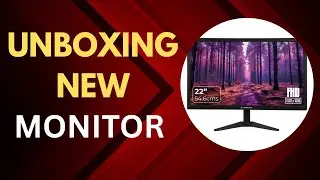 ZEBSTER GV222, 22 Inch (54.6cm) LED Monitor, Dual HDMI & VGA Input, FHD 1920 x 1080, #monitor#fhd 