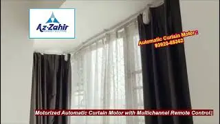 Motorized Automatic Curtain Motor,Multichannel Remote Channel.Residential/Commercial Curtain Motor,.