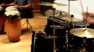 Pearl Bobby Allende and Reference drumset
