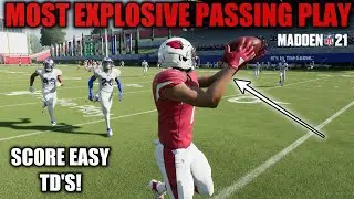 SCORE EASY TOUCHDOWNS WITH THE MOST EXPLOSIVE PASSING PLAY IN MADDEN 21! MADDEN 21 TIPS
