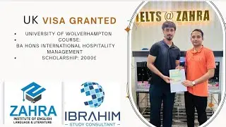 UK Study Visa Granted | Scholarship of 2000&pound; | BA Hons International Hospitality Management 