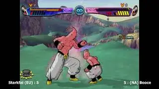 Budokai 3, new PvP Tournament NA vs EU : 11th matchup - Booce (Super Buu) vs Starkfai (Kid Buu)