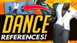 Overwatch |  NEW Dance References [Side By Side Comparison]