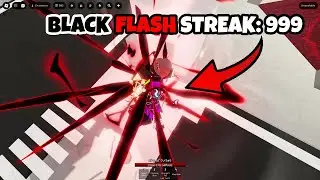 HOW MANY 🔴BLACK FLASHES⚫ CAN I DO IN A ROW in JUJUTSU SHENANIGANS?
