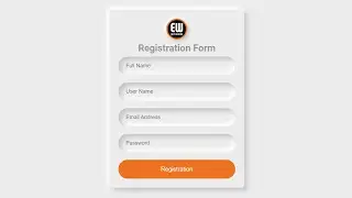Neumorphic Registration Form Design Tutorial In HTML And CSS | Neumorphism Registration Form Design