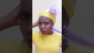 how to tie a quick turban head wrap tutorial.