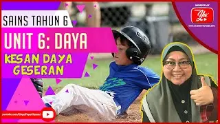 Sains UPSR | Tahun 6 : Daya Geseran | Kesan Daya Geseran & Cara Menambah dan Mengurangkan Geseran