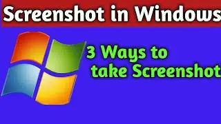 How To Take Screenshot In Laptop /Computer/Pc/Desktop | Print Screen On Windows 7, 8 , 8.1 ,10 Hindi