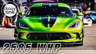 2585 WHP Dodge Viper ACR-E TWIN TURBO | Extreme Acceleration from 60-130 100-150 mph & 100-200 Km/h
