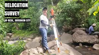 Relocation Survey| Buhay ng Surveyor sa Bundok|Vlog#01