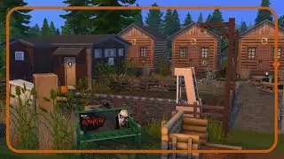 💚 Sims 4 Speed Build: 🌕 🐺 Werewolf Campground - No Talking - No CC