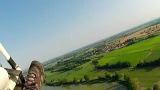 Volo Rilassante al Tramonto sul Ticino in Pendolare a Motore (Deltaplano a Motore)