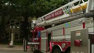 Cat in Tree Rescued - CTV Edmonton (August 31, 2011)
