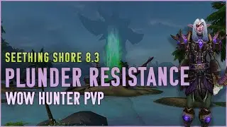 PLUNDER RESISTANCE - MM Hunter WoW PvP (Seething Shore BFA 8.3)