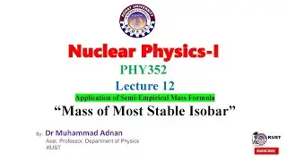Nuclear Physics, Topic: 