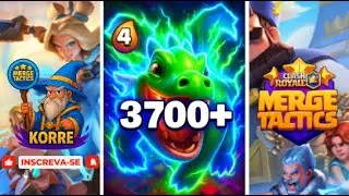 Chegamos aos 3700 Pontos! Gameplay Explicativa do Merge Tactics!