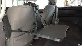 Car Backseat Tray Table, Foldable Tray Seat Back Laptop Desk for Car Travel