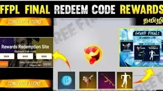 FFPL redeem code | today redeem code | free character , emote , ak gun skin | in free fire
