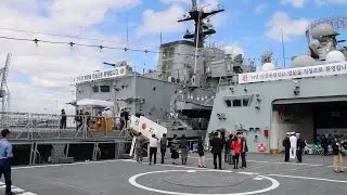 Korean Navy Visit  New Zealand 2014