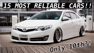 The Top 15 Most RELIABLE Cars In The World Ranked Worst From Best!