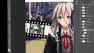 ia - Anime wallpaper [ SpeedArt ]