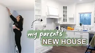 parents' new house!!! & un-making over my apartment