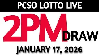 Lotto Result Today 2pm Draw January 17, 2026 Swertres Ez2  PCSO LIVE