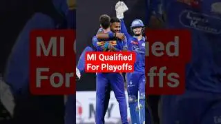 MI Qualified For Playaoffs #trending #iplplayoff