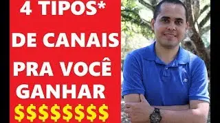 💻😱4 Tipos de canais no Youtube para voc&ecirc; ganhar dinheiro em casa SEM SE EXPOR!