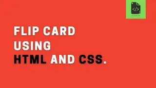 3D Card Flip Using HTML and CSS